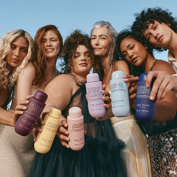 NAK Hair professional vegan haircare products for repairing damaged hair