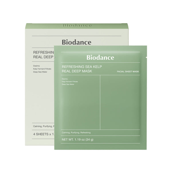 Biodance Refreshing Sea Kelp Real Deep Mask packaging on a white background