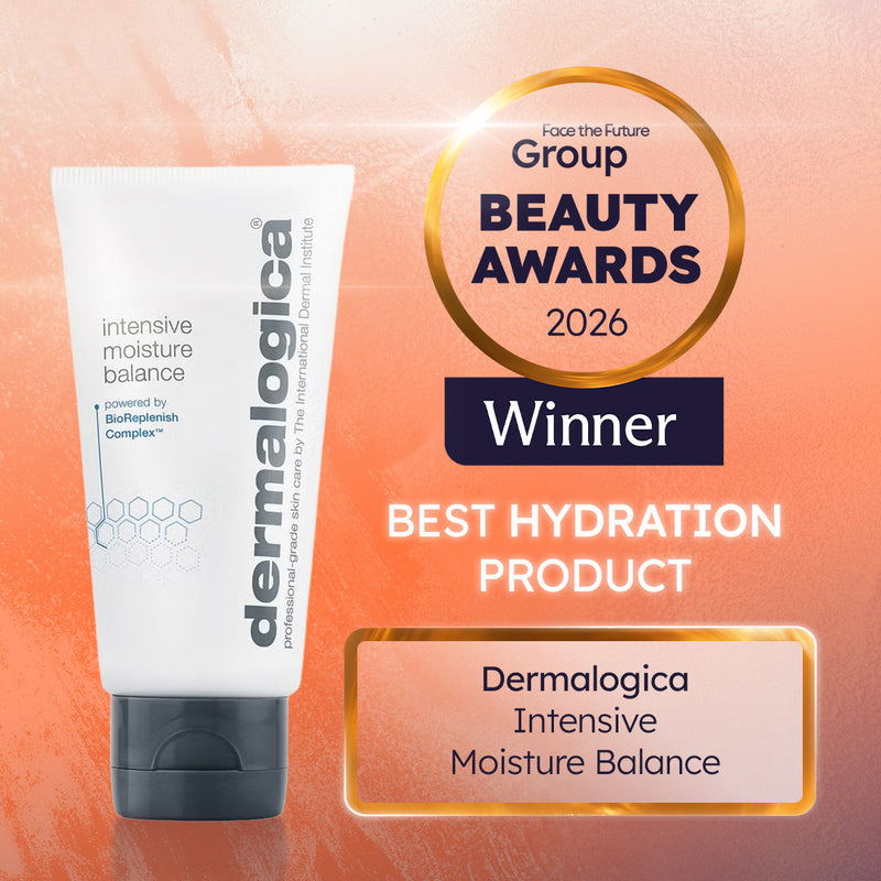 Dermalogica intensive moisture balance winner of best hydration product, Face the Future Beauty Awards 2026