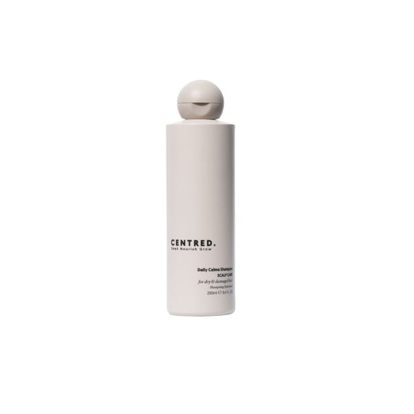 White bottle with a spherical cap on a white background