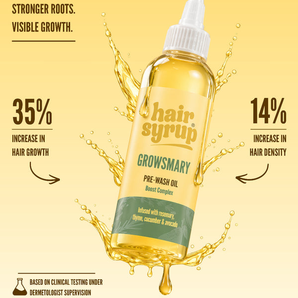 Hair Syrup Grows-Mary Scalp Activating Pre-Wash Oil Treatment 300ml