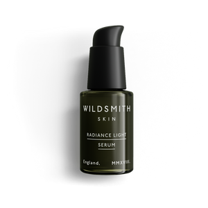 Wildsmith Skin Radiance Light Serum bottle on a white background