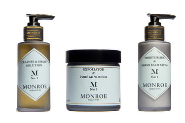 New In: Monroe of London Men's Skincare Range