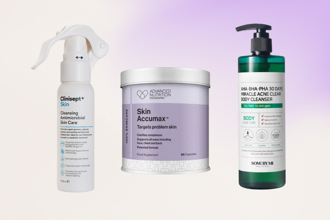 best products for treating bacne
