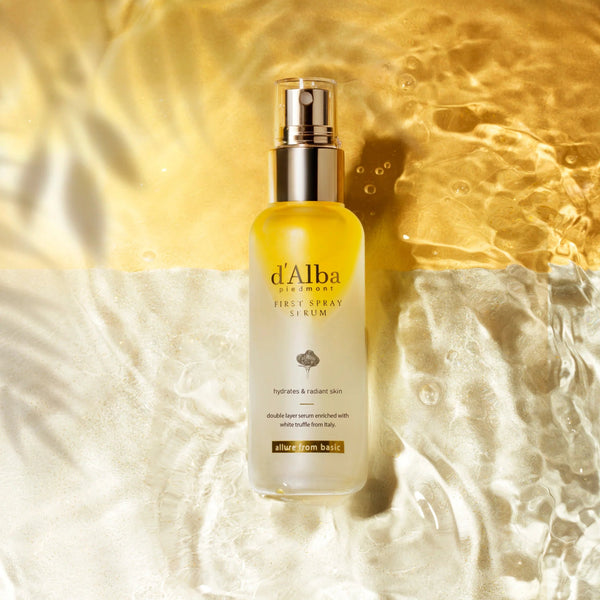 D'Alba Korean skincare with white truffle products for glowing, hydrated, and dewy-looking skin.