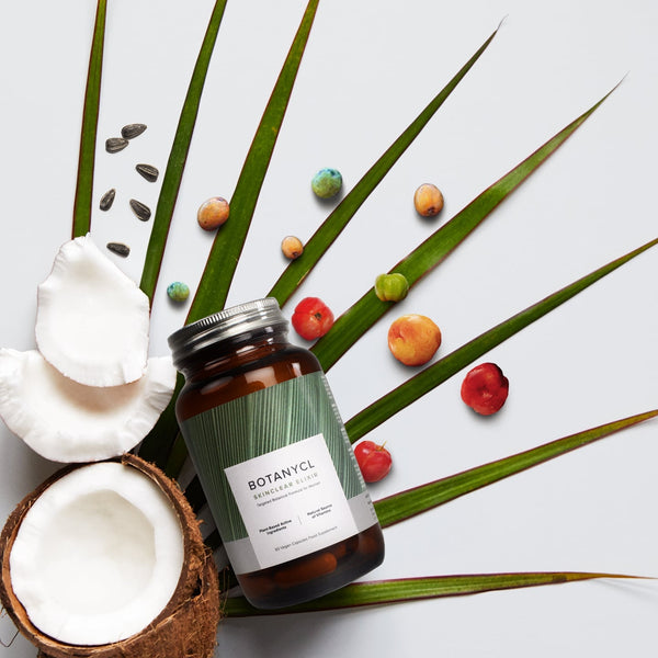 Daily skin supplement capsules for blemish-prone and congested skin