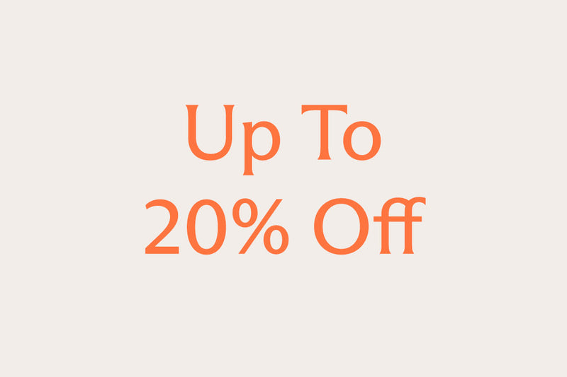 Up to 20% off