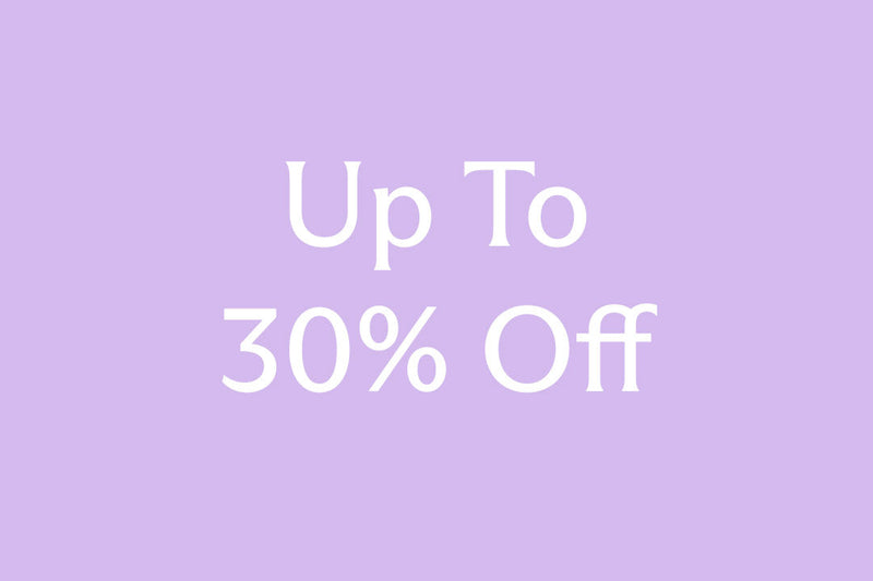 Up to 30% off