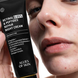 Allies of Skin 0.05% Retinal & Peptides Repair Night Cream