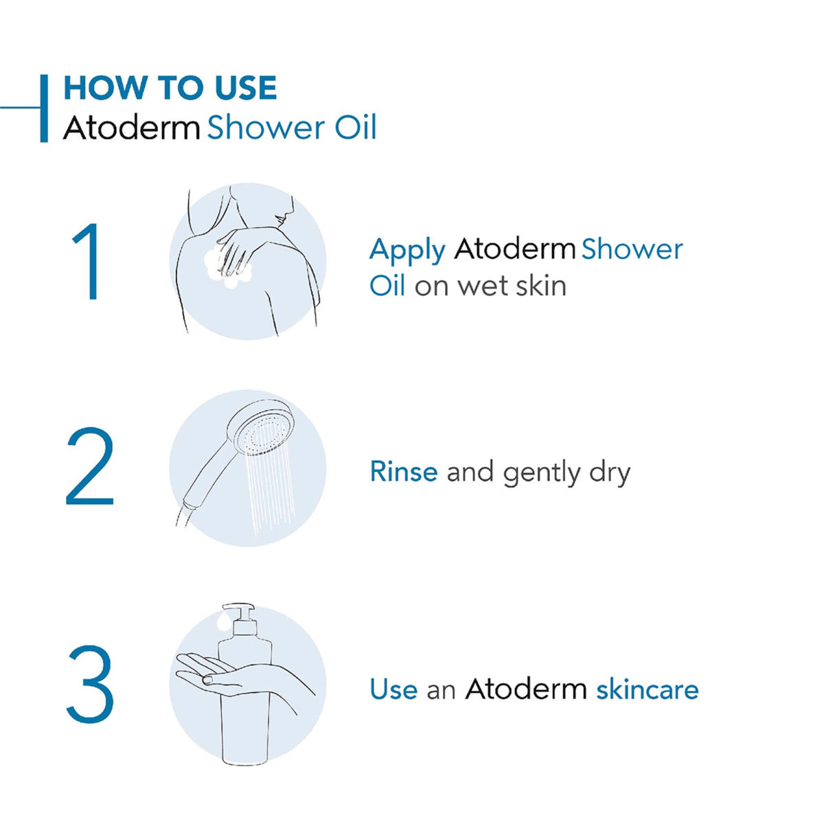 Bioderma Atoderm Shower Oil 500ml