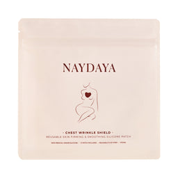 Naydaya chest wrinkle shield packaging on a white background