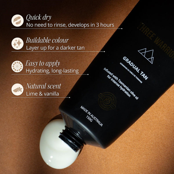 Three Warriors Natural Gradual Tan
