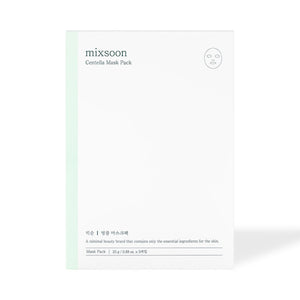 Mixsoon Centella Asiatica Sheet Mask Pack for Irritated & Sensitive Skin 5 x 25g