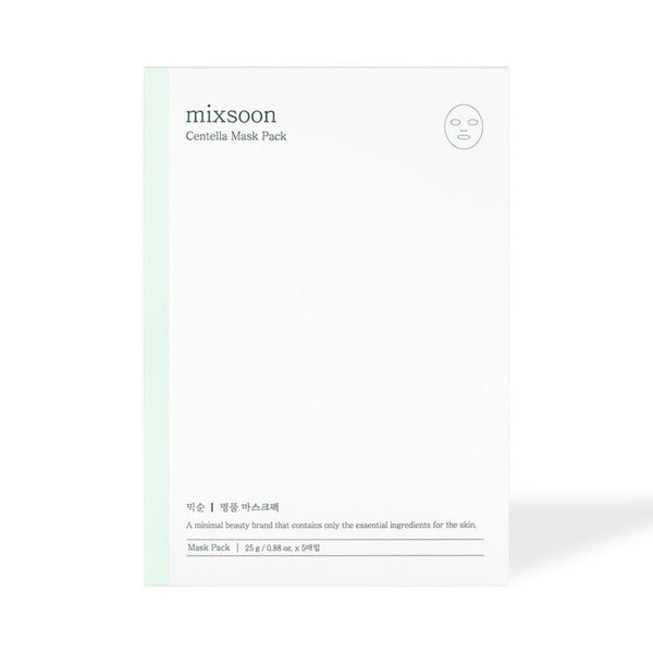 Mixsoon Centella Asiatica Sheet Mask Pack for Irritated & Sensitive Skin 1 x 25g