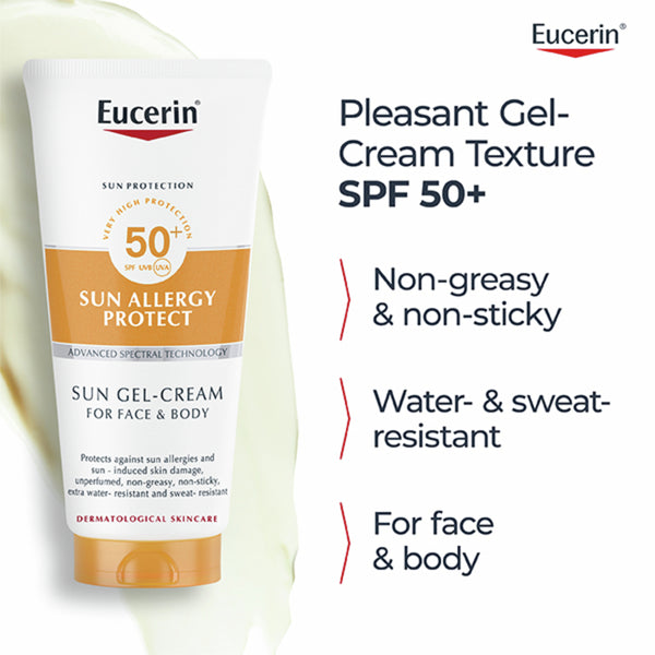 Eucerin Sun Allergy Protection Sun Cream for Face & Body SPF 50+ 200ml