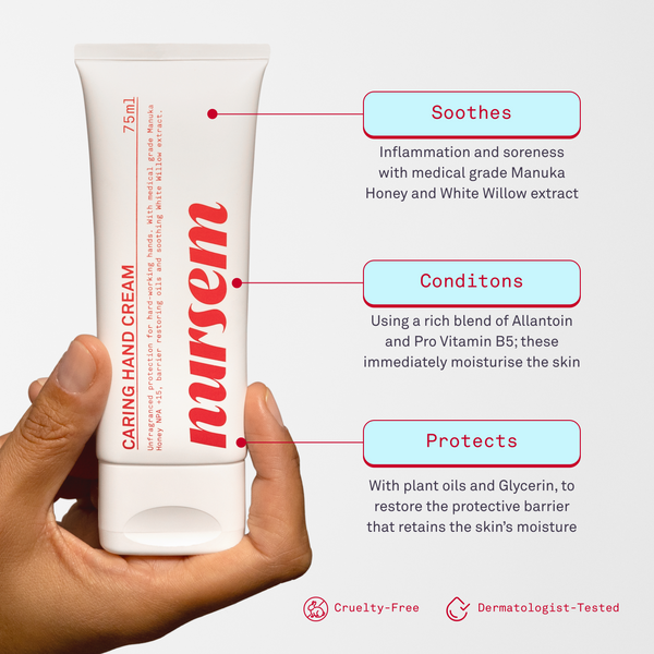 Nursem Caring Hand Cream Unfragranced 75ml