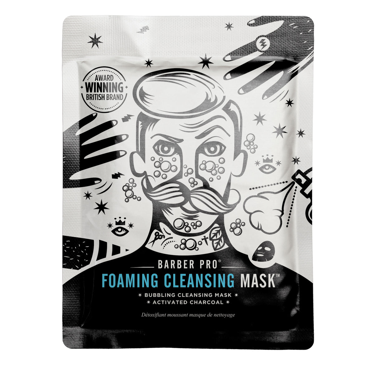 BARBER PRO Foaming Cleansing Mask