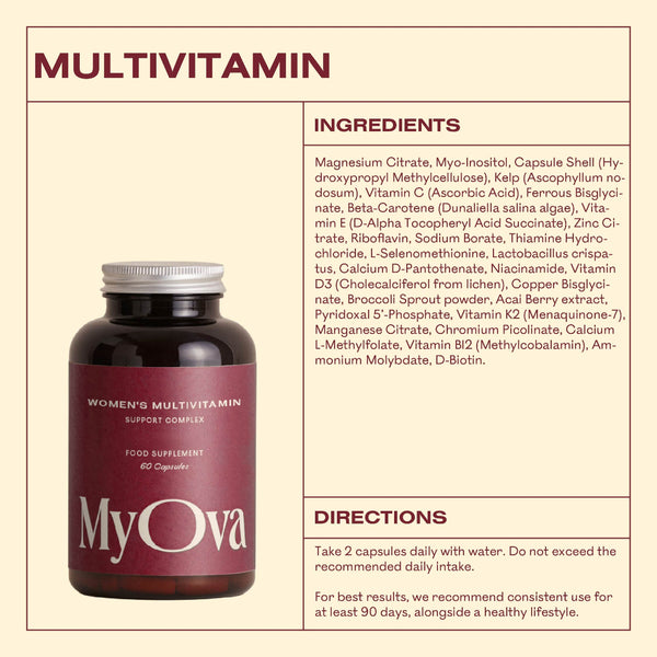MyOva Women’s Multivitamin 60 Capsules
