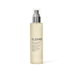 Elemis Pro-Collagen Toning Mist bottle on a white background