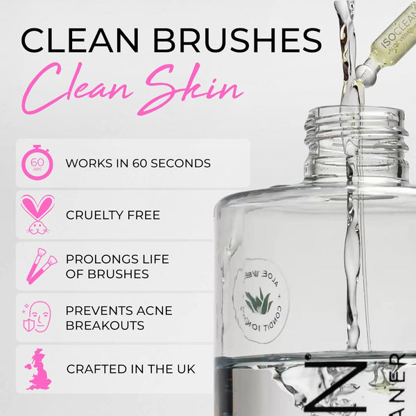 ISOCLEAN Makeup Brush Cleaner With Detachable Dip Tray