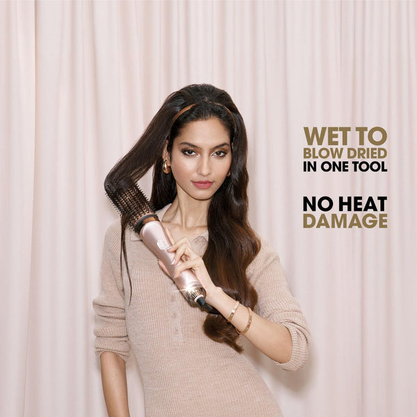 ghd Duet Blowdry Hair Dryer Brush Festive Gift Set in Cashmere Beige (worth £486.50)