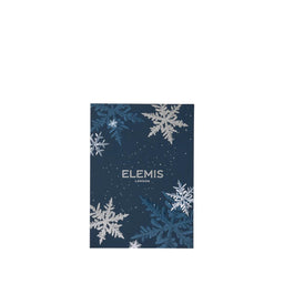 Elemis product packaging with snowflake design on a white background