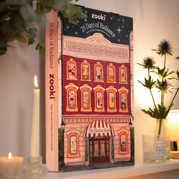 Zooki Super Strength Collagen Advent Calendar - Limited Edition Flavour Hotel (Worth £98)
