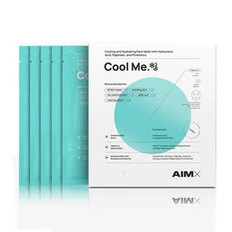 AimX Hydrating and cooling face mask with probiotics "Cool Me" 5 sheets x 25ml