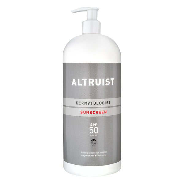 Altruist Sunscreen SPF50 - 1 Litre Bottle