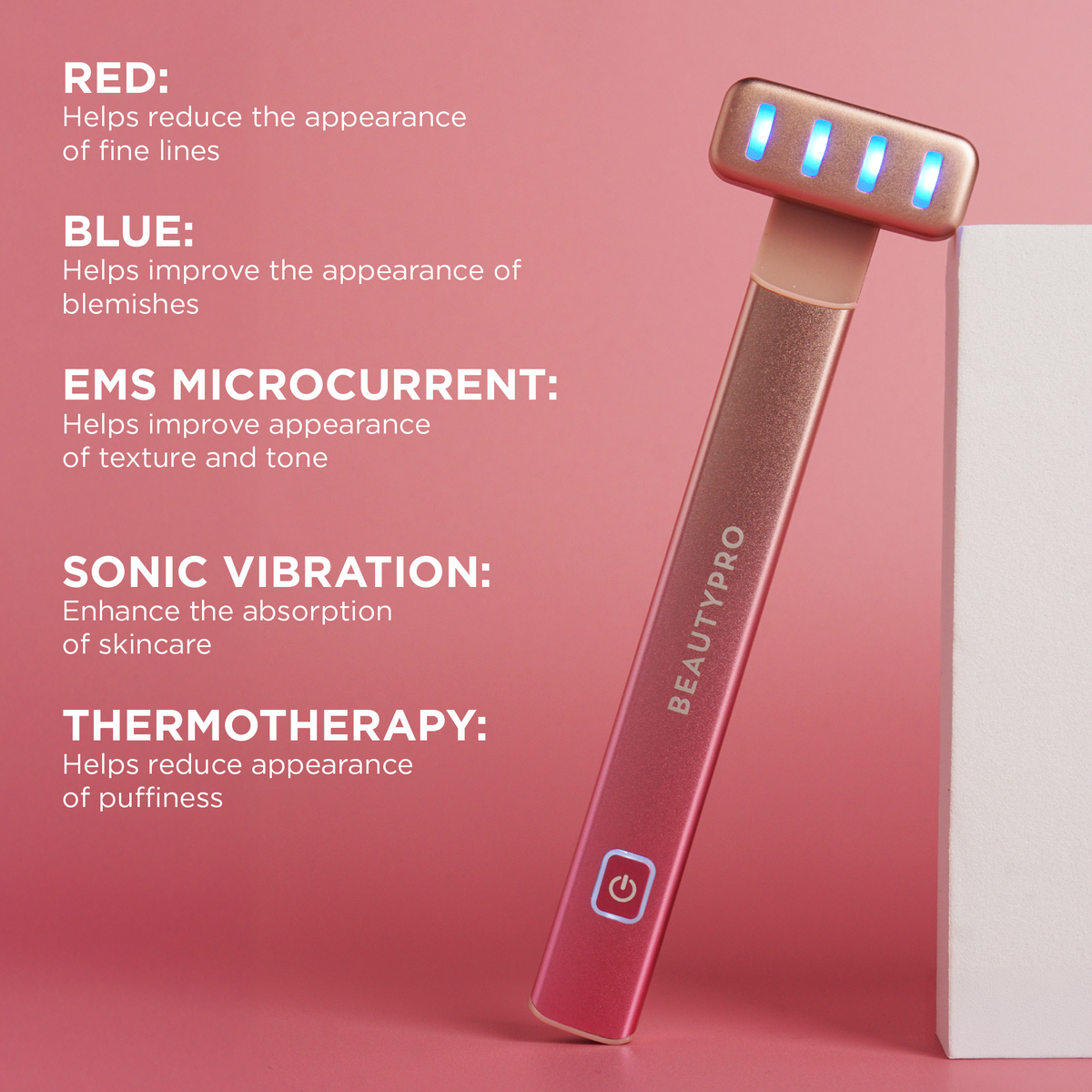 BEAUTYPRO LED Wand 5 In 1 Anti-Ageing Device