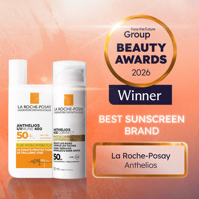 la roche posay anthelios winner of best suncare product, Face the Future Beauty Awards 2026 
