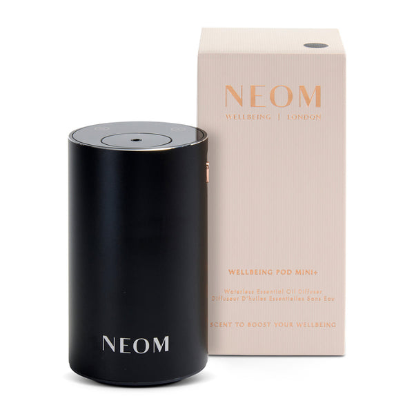 NEOM Wellbeing Pod Mini+ Waterless Essential Oil Diffuser - Black