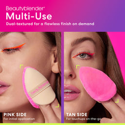 Beautyblender Power Pocket Puff Dual-Sided Powder Puff for Setting and Baking