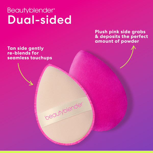 Beautyblender Power Pocket Puff Dual-Sided Powder Puff for Setting and Baking