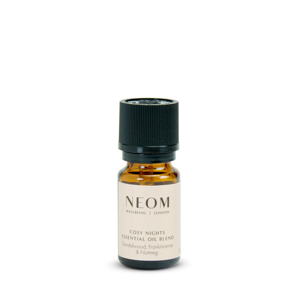 NEOM essential oil blend bottle on a white background