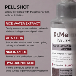 Dr. Melaxin Peel Shot Exfoliating Black Rice Ampoule 80ml