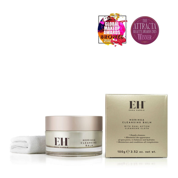 Award Winning Emma Hardie Moringa Cleansing Balm.  

Global Make Up Awards 2025: BRONZE Best Beauty Hero Product

ATTRACTA Beauty Awards:	Best Superstar Cleansing Balm