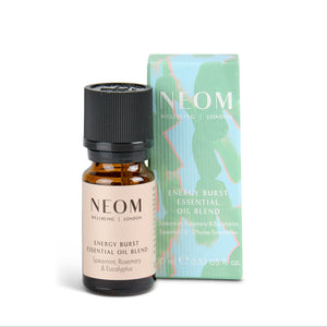 NEOM Energy Burst Essential Oil Blend – Spearmint, Rosemary and Eucalyptus 10ml