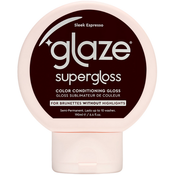 Glaze Supergloss Color Conditioning Hair Gloss Sleek Espresso For Instant Shine 190ml