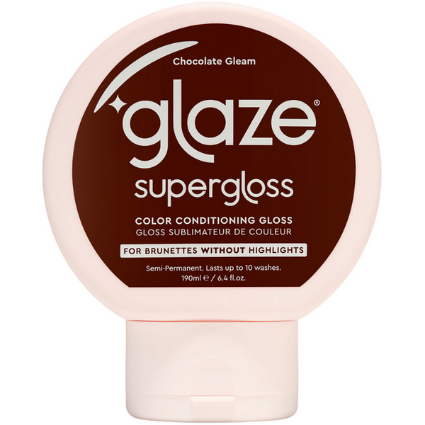 Glaze Supergloss Color Conditioning Hair Gloss Chocolate Gleam For Instant Shine 190ml