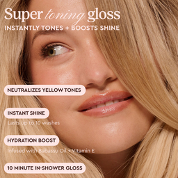Glaze Supergloss Toning Conditioning Hair Gloss Pearl Blonde For Instant Shine 190ml