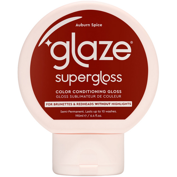 Glaze Supergloss Color Conditioning Hair Gloss Auburn Spice For Instant Shine 190ml