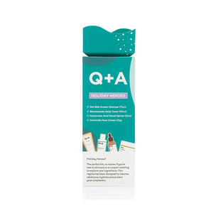 Q+A Holiday Heroes Skincare Gift Set