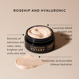 VOTARY Intense Overnight Mask - Rosehip and Hyaluronic