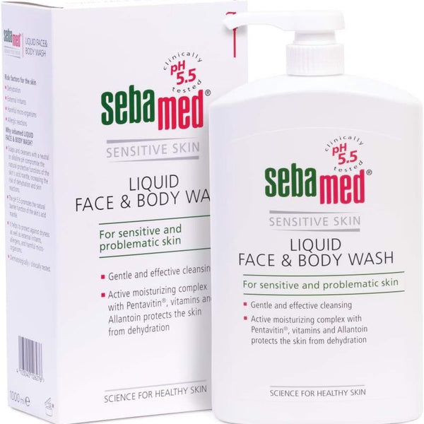 Sebamed Liquid Face & Body Wash 1L
