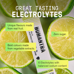 Humantra Himalayan Lime Electrolyte Powder, 20 Sachets