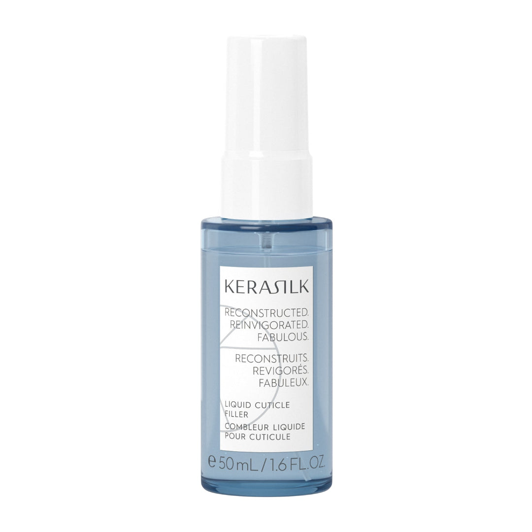 Kerasilk hair care product bottle on a white background