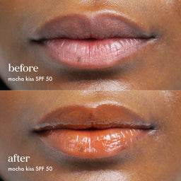 Hello Sunday The One For Your Lips Mocha Kiss Tinted Lip Balm SPF 50 With Shea Butter 15ml