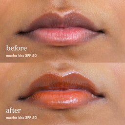Hello Sunday The One For Your Lips Mocha Kiss Tinted Lip Balm SPF 50 With Shea Butter 15ml