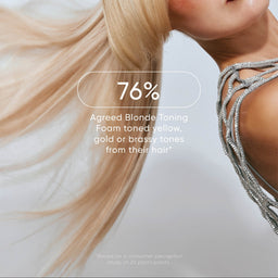 NAK Hair Signature Blonde Plus 10V Toning Foam 100g